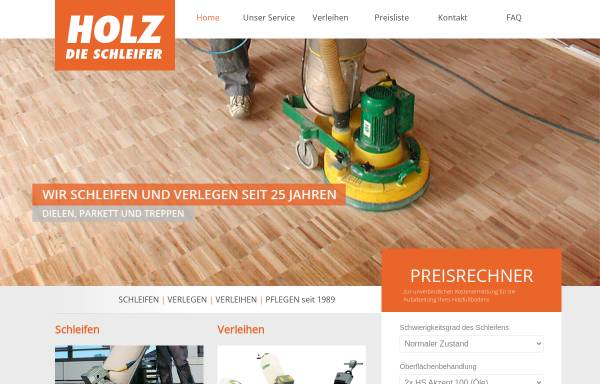 Vorschau von www.holz-die-schleifer.de, Holz Die Schleifer