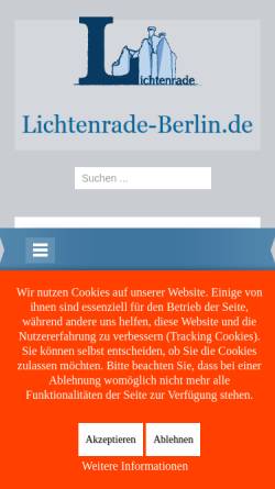 Vorschau der mobilen Webseite www.lichtenrade-berlin.de, Lichtenrade-berlin.de