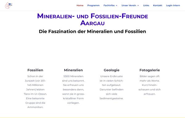 Vorschau von www.mffa.ch, Mineralien und Fossilienfreunde Aargau (MFFA)