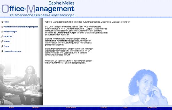 Vorschau von www.office-melles.de, Office-Management Sabine Melles