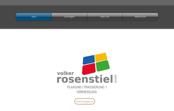 Vorschau von www.rosenstiel-gmbh.de, Volker Rosenstiel GmbH