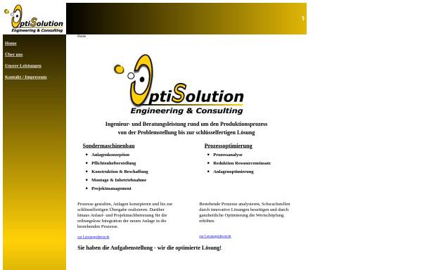 OptiSolution - Engineering & Consulting, Inh. Ing. Reinhard Sauerwein