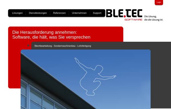 Vorschau von www.bletec.de, BleTec Software GmbH