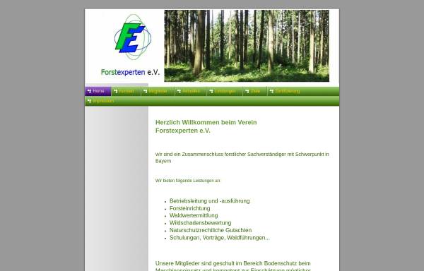 Vorschau von www.forstexperten.de, Forstexperten e.V.