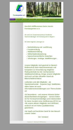 Vorschau der mobilen Webseite www.forstexperten.de, Forstexperten e.V.