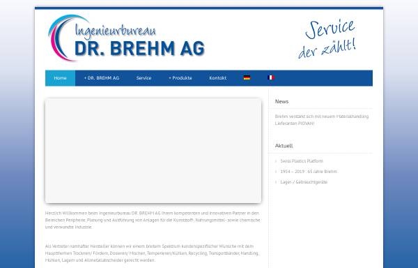 Vorschau von www.brehm.ch, Ingenieurbüro Dr. Brehm AG