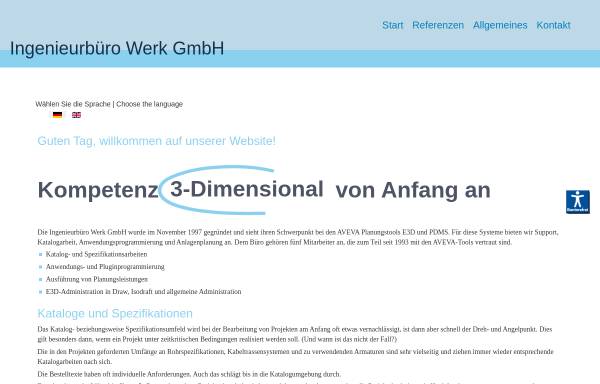 Vorschau von www.ib-werk.de, Ingenieurbüro Ralf Werk