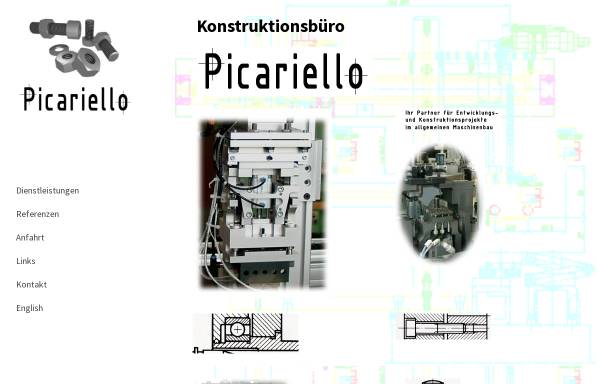 Vorschau von www.tbp-picariello.ch, Konstruktionsbüro Picariello