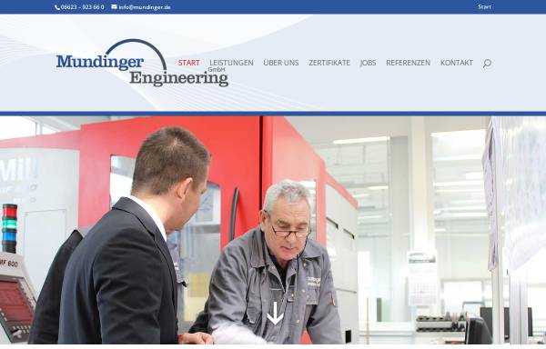Vorschau von mundinger.de, Mundinger Engineering GmbH