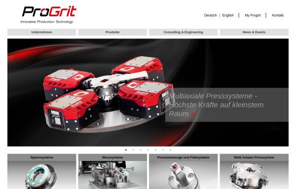 Vorschau von www.progrit.ch, ProGrit GmbH