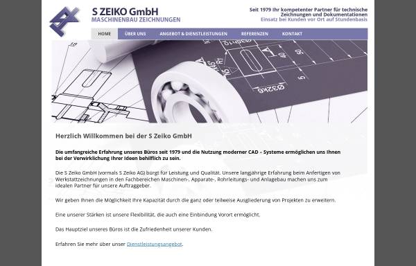 Vorschau von www.zeiko.ch, S Zeiko AG/Smetana Zeichnungs- und Konstruktions AG