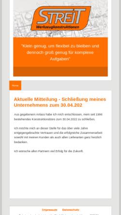 Vorschau der mobilen Webseite www.swk-buero.de, SWK Streit-Werkzeugkonstruktionen, Inh. Jan Streit