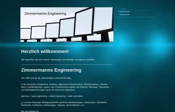 Vorschau von www.ze-xanten.de, Zimmermanns Engineering, Inh. Dirk Zimmermanns