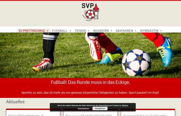 Vorschau von www.sv-prittriching.de, Sportverein Prittriching e.V.