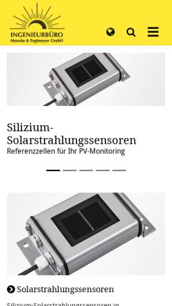 Vorschau der mobilen Webseite www.ib-mut.de, Ingenieurbüro Mencke & Tegtmeyer