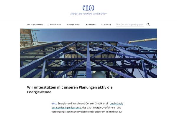 Vorschau von www.enco-consult.de, Enoc Energie- und Verfahrens-Consult GmbH