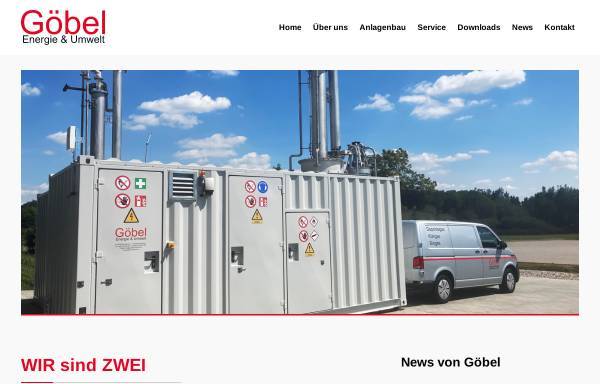 Vorschau von www.goebel-technik.de, Göbel Energie- und Umwelttechnik GmbH & Co. KG