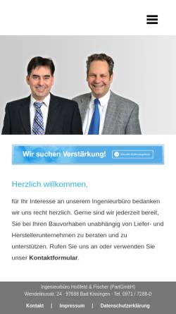 Vorschau der mobilen Webseite www.hundf.de, Hoßfeld & Fischer GbR
