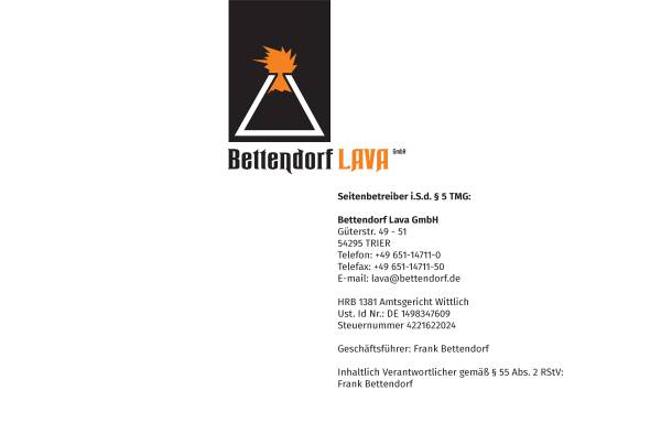 Vorschau von www.bettendorf.de, Bettendorf Lava-Steinwerk GmbH