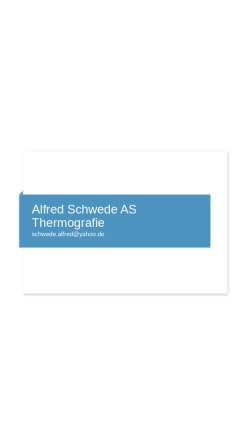Vorschau der mobilen Webseite as-thermografie.de, AS Thermografie - Alfred Schwede