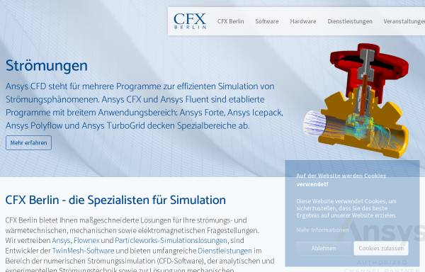 Vorschau von www.cfx-berlin.de, CFX Berlin Software GmbH