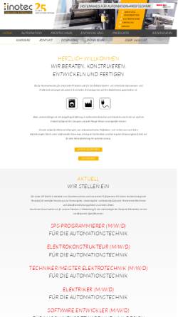 Vorschau der mobilen Webseite www.inotec-ap.de, Inotec AP GmbH