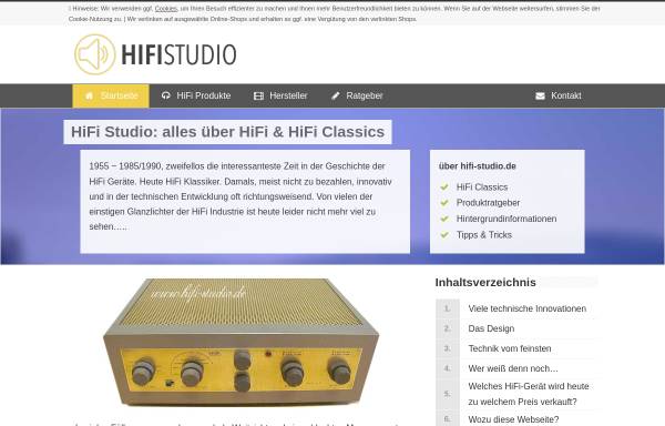 Vorschau von www.hifi-studio.de, Hifi-Klassiker