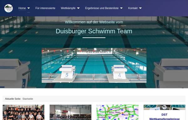 Vorschau von www.duisburgerschwimmteam.de, Duisburger Schwimm Team