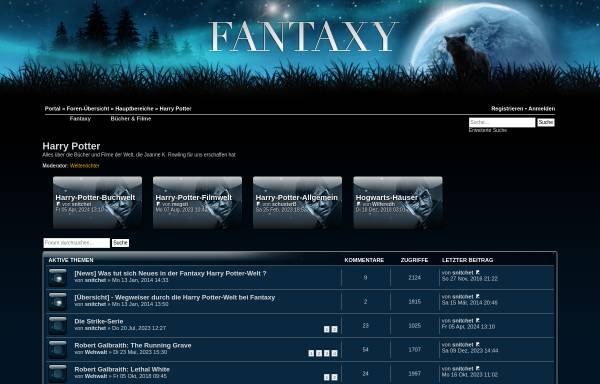Vorschau von www.fantaxy.de, Fantaxy - Harry Potter