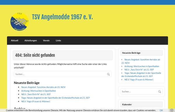 Vorschau von www.tsv-angelmodde.de, TV Angelmodde 1967 Münster e.V.