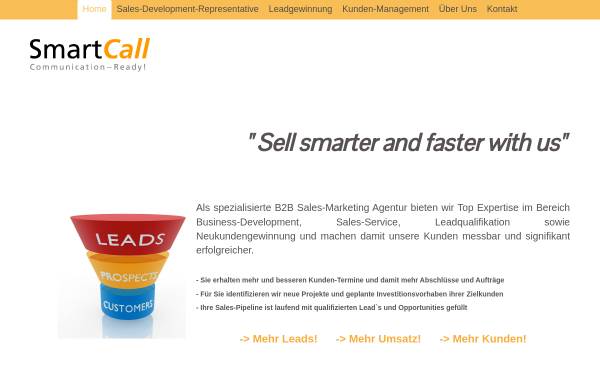 Vorschau von www.smart-call.ch, SmartCall