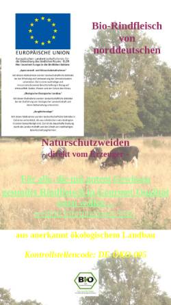 Vorschau der mobilen Webseite www.natur-rindfleisch.onlinehome.de, Landwirtschaftsbetrieb Dr. Ulrike Litwin