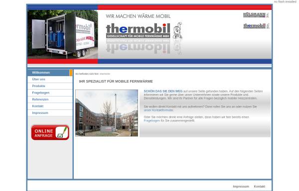 Vorschau von www.thermobil-viersen.de, thermobil, Gesellschaft für mobile Fernwärme mbH