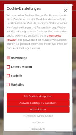 Vorschau der mobilen Webseite www.mein-parken.de, Dam.Parkservice
