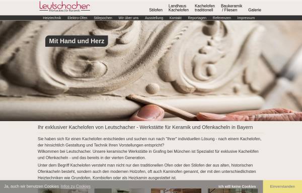 Vorschau von www.leutschacher.de, Leutschacher Kachelofenhersteller