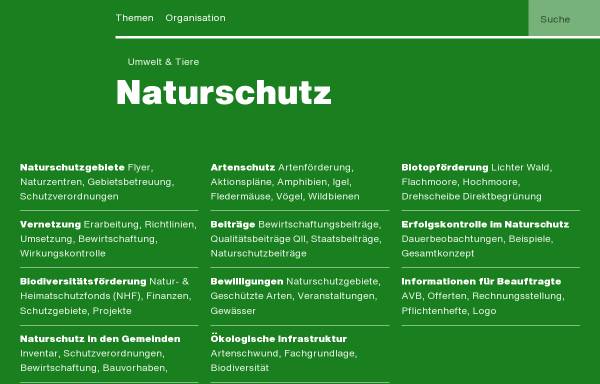 Vorschau von www.naturschutz.zh.ch, Fachstelle Naturschutz