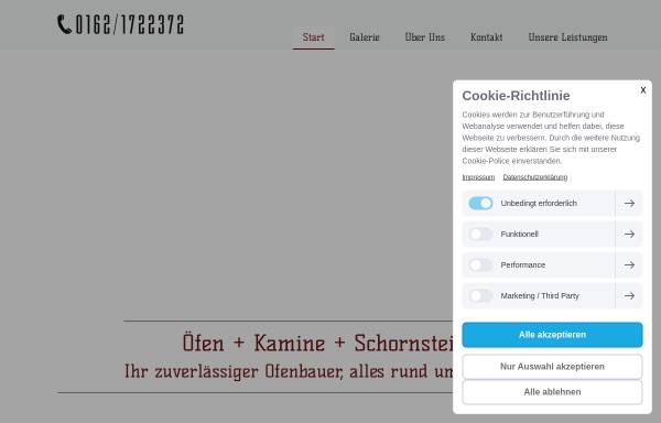 Vorschau von www.schatz-ofenbau.de, Schatz Ofenbau