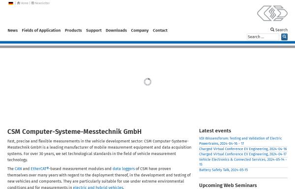 Vorschau von www.csm.de, CSM GmbH