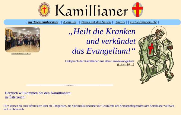 Vorschau von www.kamillianer.at, Kamillianer in Österreich