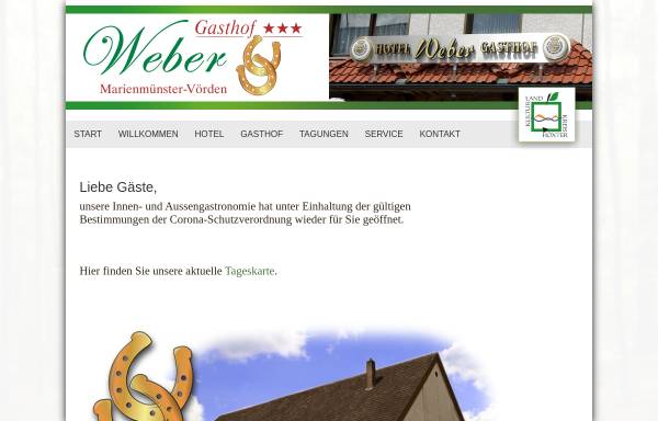 Vorschau von www.gasthof-weber.de, Hotel Gasthof Weber