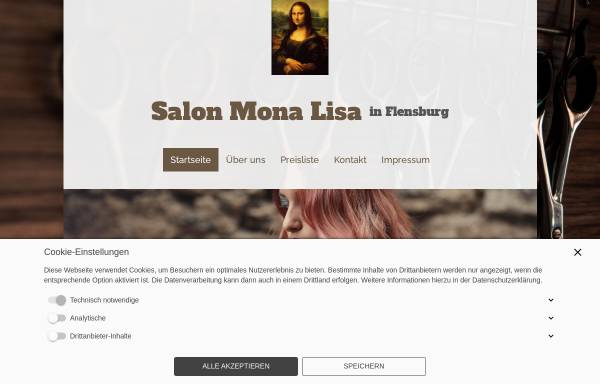 Vorschau von www.salon-monalisa.de, Salon Mona Lisa
