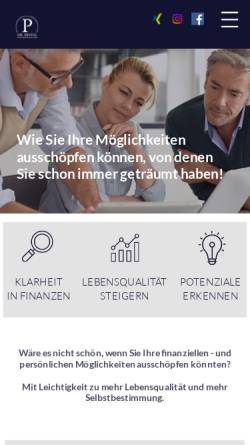 Vorschau der mobilen Webseite www.drpestel.de, Dr. Pestel Risiko- und Versicherungsmanagement GmbH