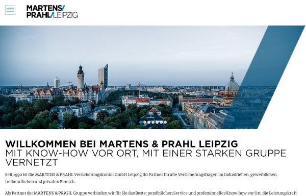 Vorschau von www.martens-prahl-leipzig.de, Martens & Prahl Versicherungskontor GmbH