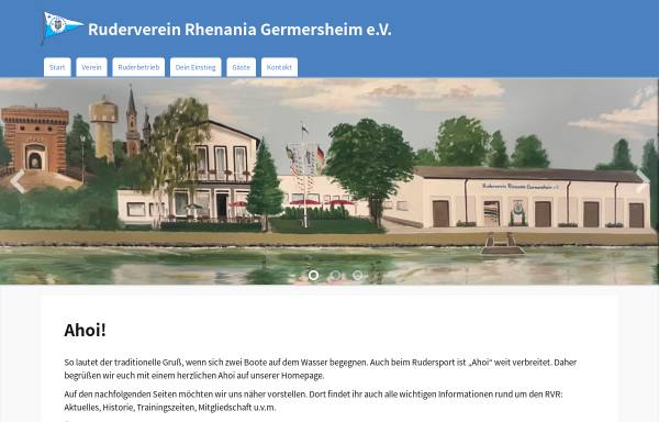 Vorschau von www.rudern-germersheim.de, Ruderverein Rhenania Germersheim e.V.