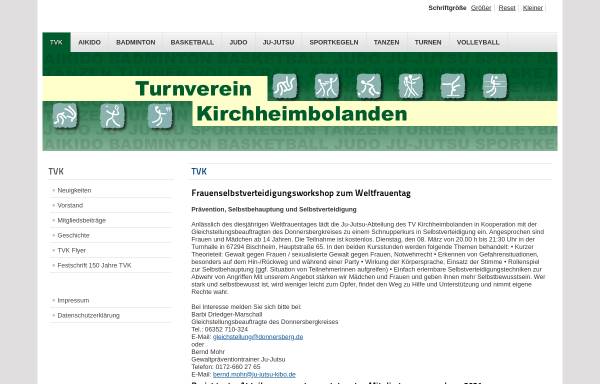 Vorschau von turnverein-kirchheimbolanden.de, Turnverein Kirchheimbolanden