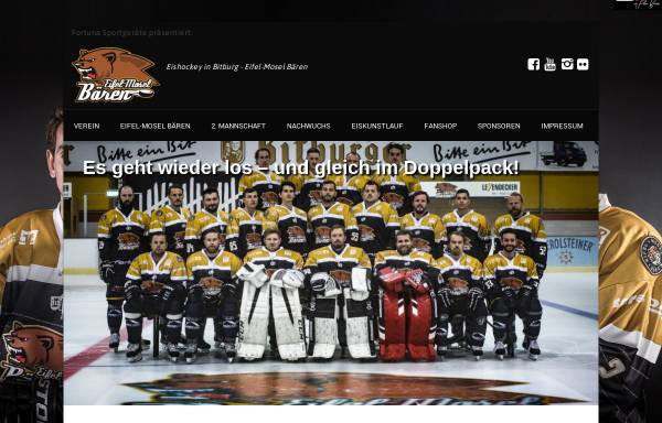 Vorschau von www.eishockey-bitburg.de, Eissportverein Bitburg e.V. Abteilung Eishockey