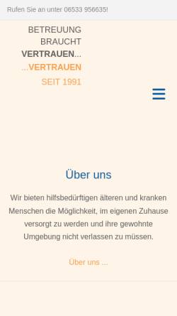 Vorschau der mobilen Webseite www.sendienst.de, Seniorenhilfsdienst Roth GmbH