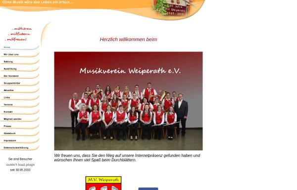Vorschau von www.mv-weiperath.de, Musikverein Weiperath e.V.
