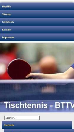 Vorschau der mobilen Webseite www.bttv-kreis-hassberge.de, Tischtenniskreis Haßberge