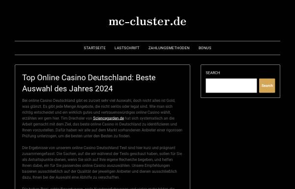 Vorschau von www.mc-cluster.de, MCC Mobile Communication Cluster